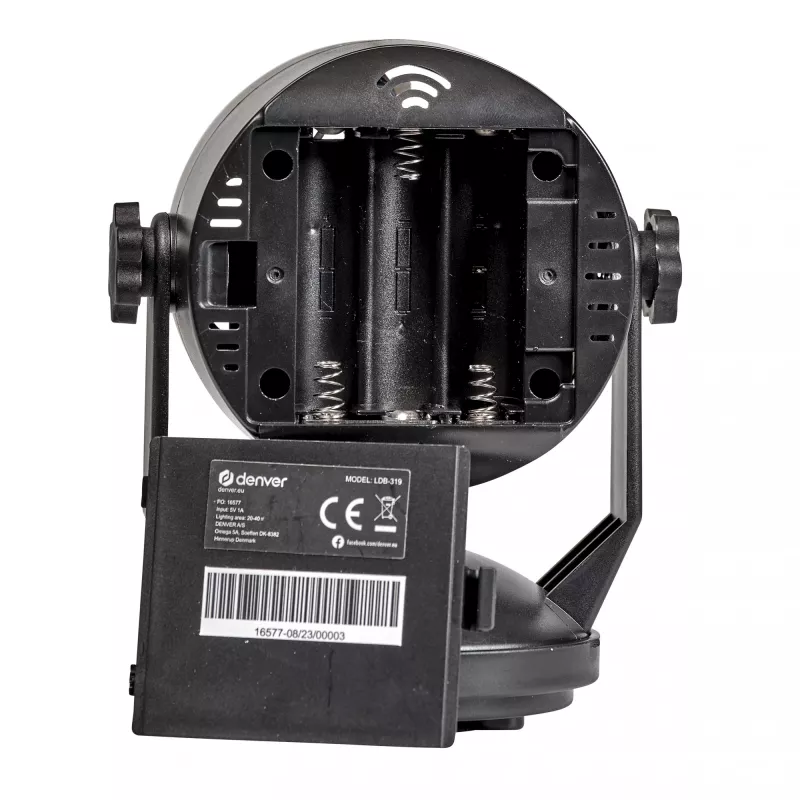 LED disco ball DENVER LDB-319 – compact LED party light, μοντέλο 117220200040