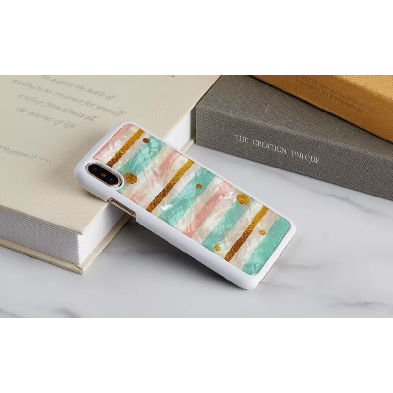 Θήκη smartphone iKins για iPhone XS / iPhone XS Max – pop mint μαύρο