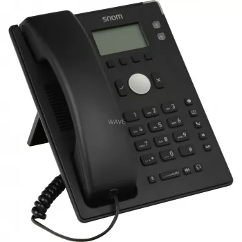 snom D120 - τηλέφωνο VoIP - τριμερής διάσκεψη - SIP - 2 καλώδια - μαύρο (4361)