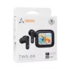 Ακουστικά SBOX EB-TWS08-B με οθόνη αφής μαύρα