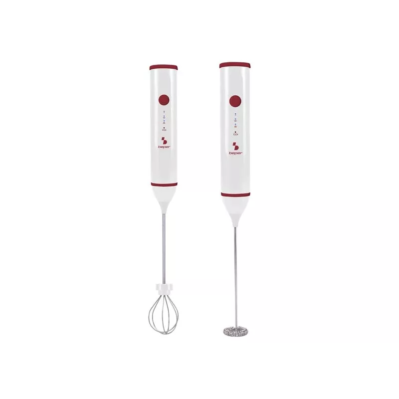 Beper P102SBA008 επαναφορτιζόμενη αφρογαλιέρα, USB, 3 W, λευκή