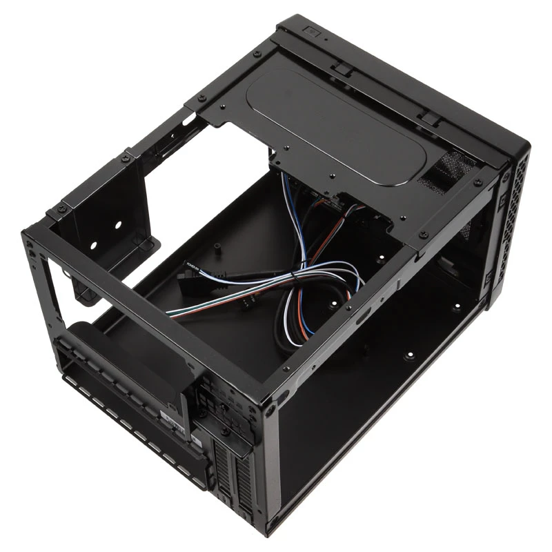 SilverStone SUGO 13 - Desktop - Mini-DTX - χωρίς τροφοδοτικό (AT / PS/2) - μαύρο - USB/Audio (SST-SG13B-Q)
