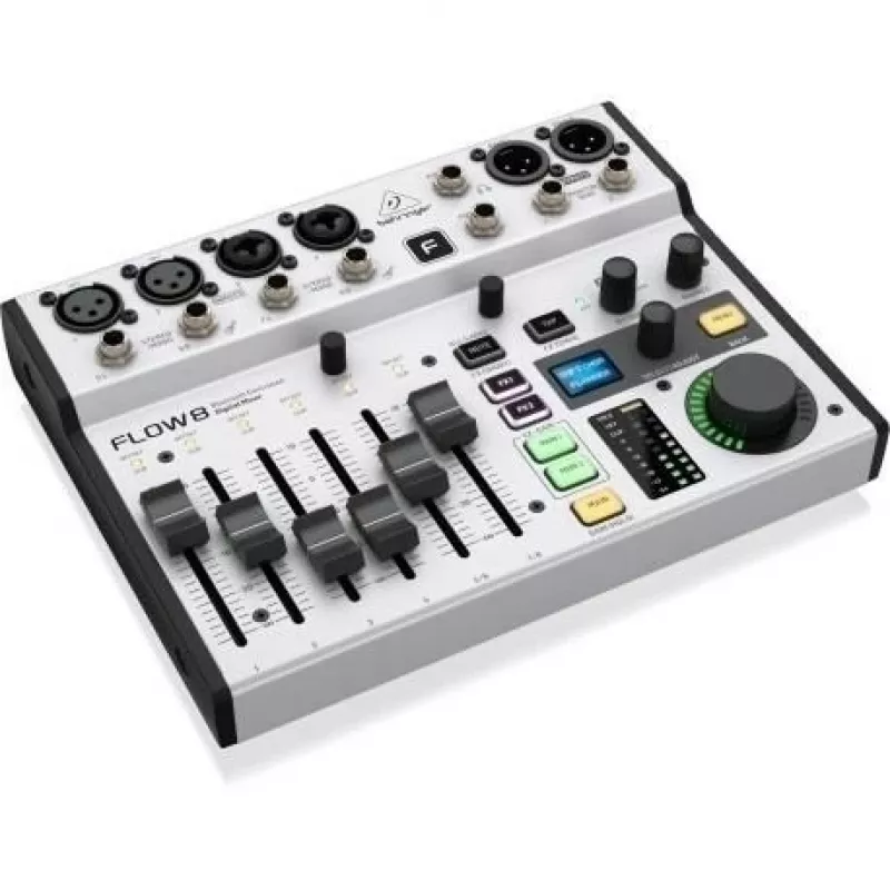 Digital Mixer Behringer FLOW 8 — μίξερ και διεπαφή ήχου USB 8 καναλιών