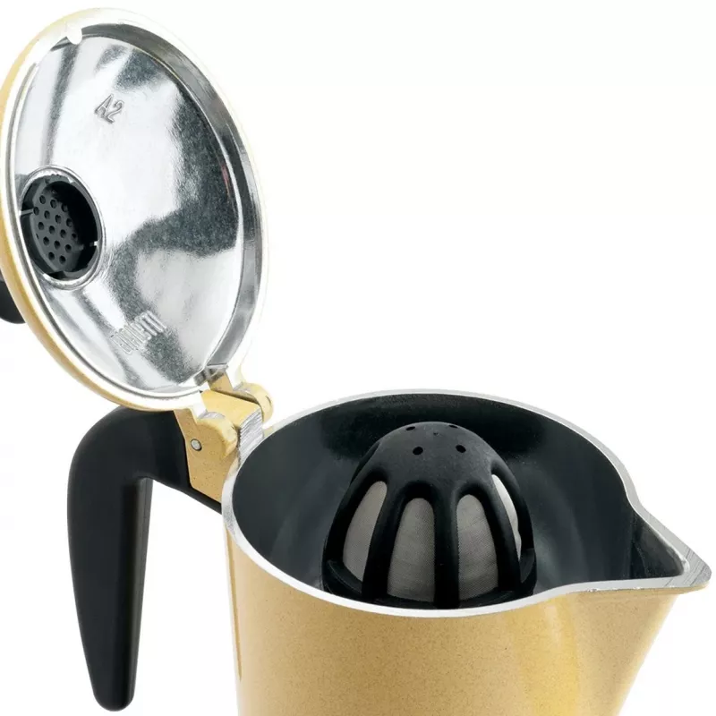 Καφετιέρα Moka Bialetti Orzo Express Μαύρο Κίτρινο