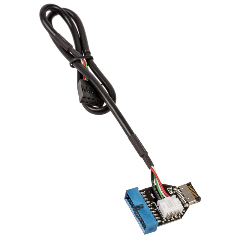 Akasa AK-CBUB38-40BK καλώδιο προσαρμογέα εσωτερικού USB 3.1 σε εσωτερικό USB 3.0, 40 cm