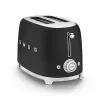 Τοστιέρα Smeg 50's Style TSF01BLMEU 2 φέτες μαύρο ανοξείδωτο ατσάλι