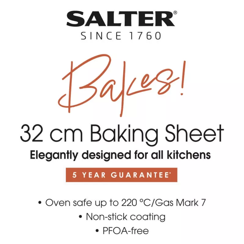 Ταψί ψησίματος Salter BW12560EU7 32 cm Αντικολλητικό χάλυβας άνθρακα