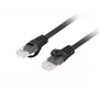 LANBERG Καλώδιο δικτύου Cat6 RJ-45 U/UTP 3 m μαύρο
