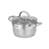 Στρογγυλή κατσαρόλα ανοξείδωτου χάλυβα Resto Kitchenware Libra 1,9 L