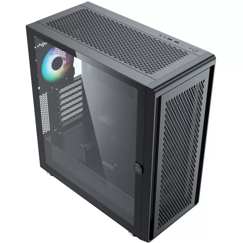 Κουτί PC Silentware Air 100 Μαύρο — Κουτί Mid-Tower συμβατό με ATX, μαύρο