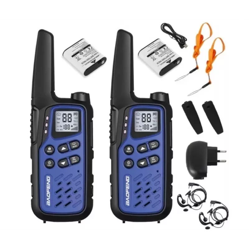 Walkie-talkie Baofeng BF-T25E Μπλε, 2 τεμ.