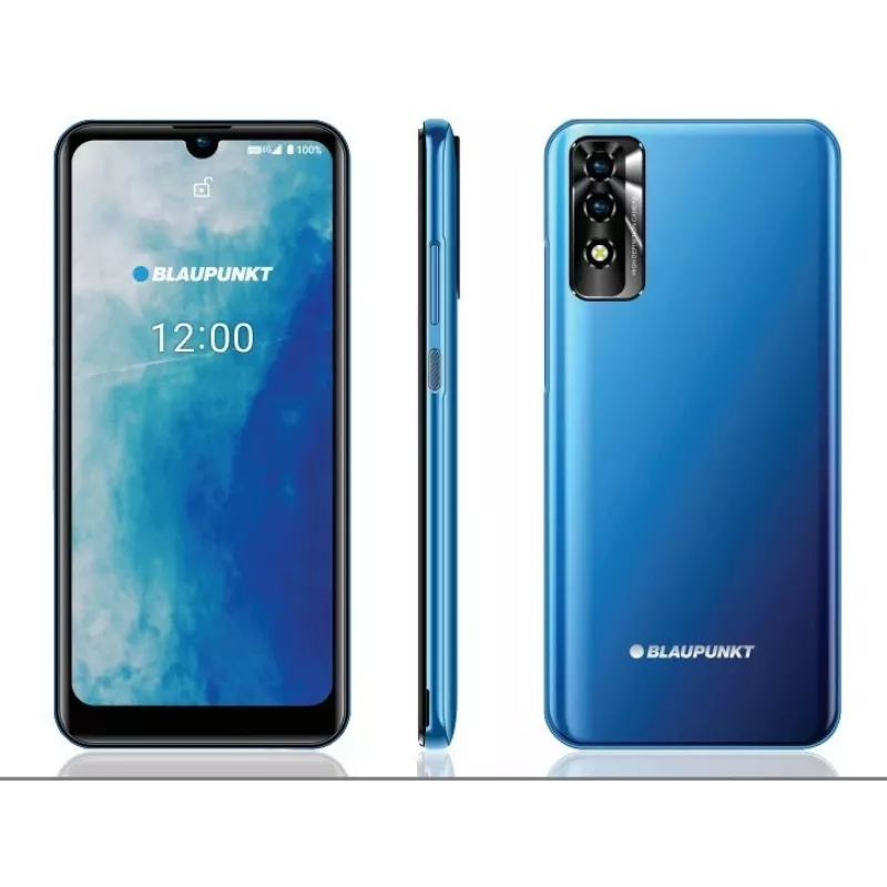 Smartphone Blaupunkt TX 60, Dual SIM, 6,1 ιντσών HD+, 2 GB RAM, 16 GB, Android 12 Go, μπλε