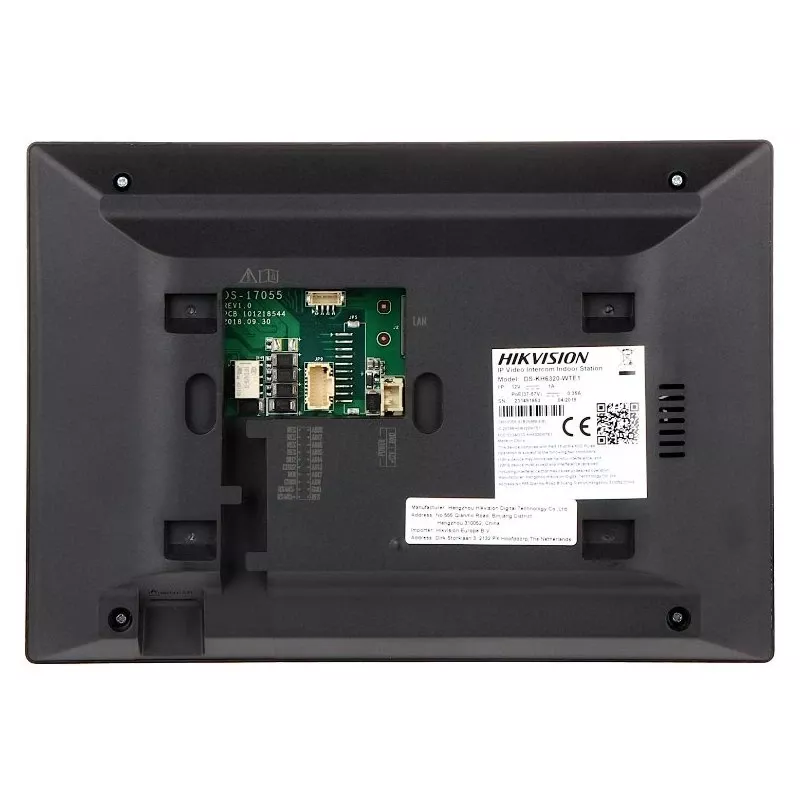Βιντεοθυροτηλέφωνο Hikvision DS-KH6320-TE1, οθόνη αφής 7 ιντσών, PoE, 1024×600, MicroSD έως 32 GB, Ethernet, Linux