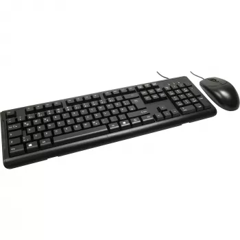 Inter-Tech AC KB-102DE επιτραπέζιο USB ΜΑΥΡΟ 1000dpi 105 πλήκτρα ενσύρματο (88884138)