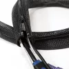 LOGILINK KAB0047 LOGILINK Εύκαμπτος οργανωτής καλωδίων με φερμουάρ, Μαύρο 2m