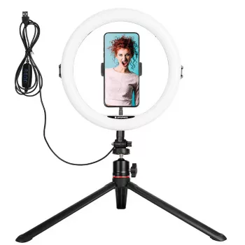 Agfa Arl11 Ring Light 120 LED Ring Vlog + τρίποδο + τηλεχειριστήριο