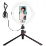Agfa Arl11 Ring Light 120 LED Ring Vlog + τρίποδο + τηλεχειριστήριο