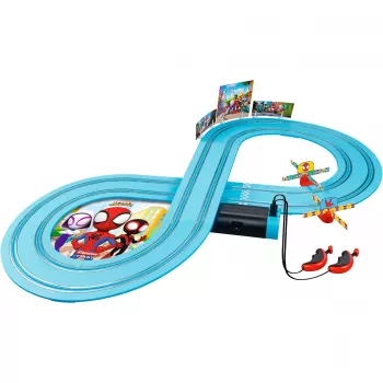 Σετ Slotcar CARRERA FIRST Spidey 20063049 — πίστα αγώνων για αρχάριους για παιδιά