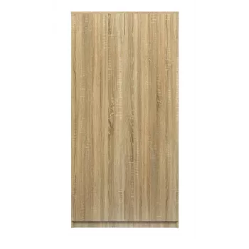 Ντουλάπα ρούχων Top E Shop SD-90 SON KPL, πλαίσιο χρώματος δρυός, 7 ράφια, 2 πόρτες