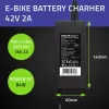 Qoltec 50761 Φορτιστής για μπαταρίες E-Bike 36V | 42V | 2A | 5,5*2,5