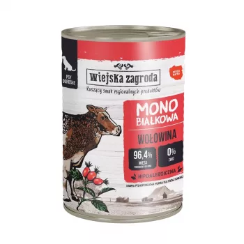 Wiejska Zagroda τροφή για σκύλους, γαλοπούλα με αρνί, 800 g
