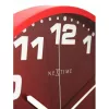 NeXtime Ρολόι 3053ro Dash Red, Ø35 cm, Επιτοίχιο, Κόκκινο/Ασημί