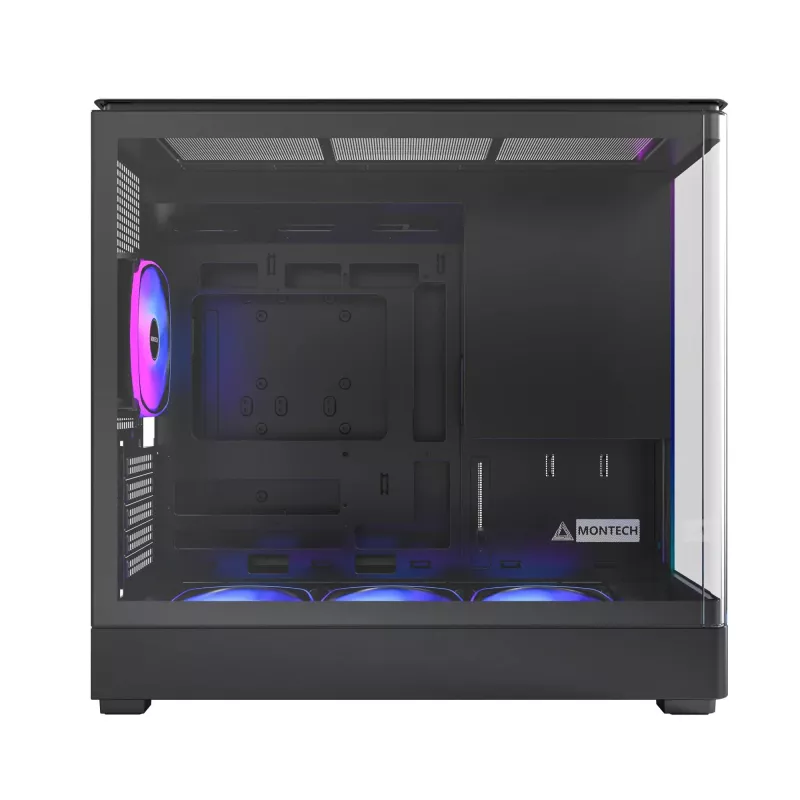 Κουτί PC Montech KING 15 PRO Μαύρο — Midi-Tower για micro ATX / Mini-ITX