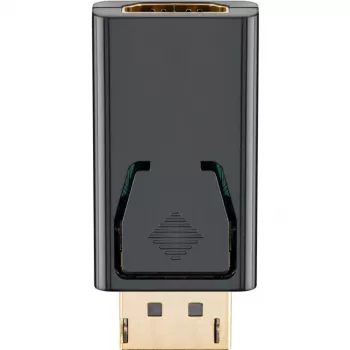 Wentronic Goobay προσαρμογέας DisplayPort σε HDMI 1.1, υποδοχή θηλυκή HDMI Standard (Type A) - υποδοχή θηλυκή HDMI Standard (Type A) > βύσμα αρσενικό DisplayPort (51719)