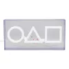 Επιτραπέζιο και κρεμαστό φωτιστικό Paladone LED Neon Light Squid Game Design PP13775SG