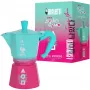 Καφετιέρα Moka Bialetti 0005393 αλουμινίου μπλε ροζ