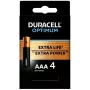 Duracell OPTIMUM AAA αλκαλικές μπαταρίες συσκευασία 4 τεμ. – μακράς διάρκειας ενέργεια για μικρές συσκευές