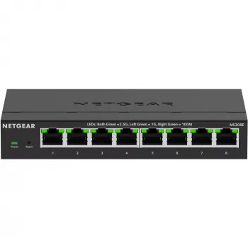 NETGEAR MS308E Unmanaged 2.5G Ethernet (100/1000/2500) μαύρο