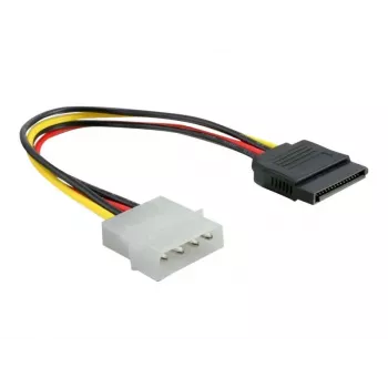 Καλώδιο τροφοδοσίας SATA HDD DeLOCK B40160100 4-Pin αρσενικό ίσιο 0,12 m