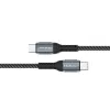 Καλώδιο Qoltec USB 2.0 Type-C σε USB 2.0 Type-C 100W QC 3.0 PD 1m Μαύρο