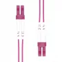 Καλώδιο οπτικών ινών LC/LC-PC OM4, 0,5m