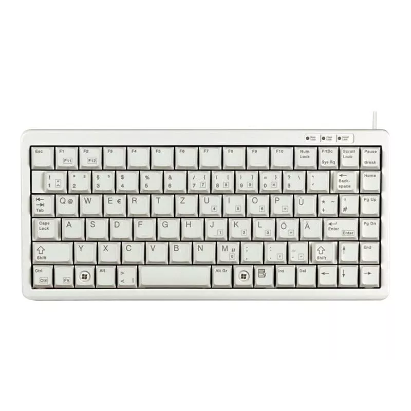 CHERRY Compact, Combo (USB + PS/2) πληκτρολόγιο Office USB + PS/2 QWERTY γκρι