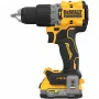 DeWALT DCD805E2T-QW κρουστικό δράπανο μπαταρίας, 18 V, 2x POWERSTACK Li-Ion 1,7 Ah, 90 Nm, 2000 RPM, 34.000 κρούσεις/λεπτό, τσοκ ταχείας σύσφιξης, βαλίτσα T STAK, 1,34 kg, κίτρινο/μαύρο