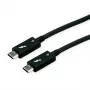 Καλώδιο USB ROLINE 11.02.9046 1m USB 3.2 Gen 1 USB C Μαύρο