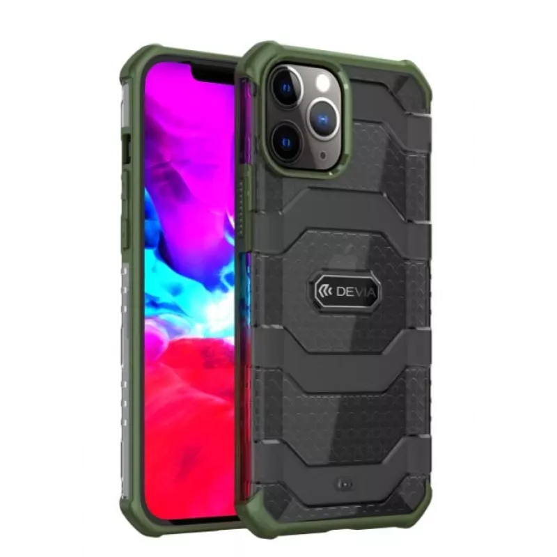Ανθεκτική προστατευτική θήκη Devia Vanguard για iPhone 12 Pro Max, πράσινο