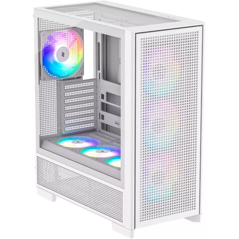 Κουτί PC Silentware Air 2000 A-RGB λευκό – Mid-Tower με φωτισμό A-RGB (AIR2000WHITE)