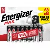 Μπαταρίες Energizer Alkaline Max AA LR6, 8 τεμ., Eco-συσκευασία