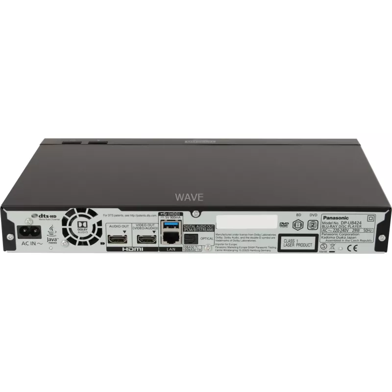 Panasonic DP-UB424 - Αναπαραγωγέας δίσκων 3D Blu-ray - Upscaling