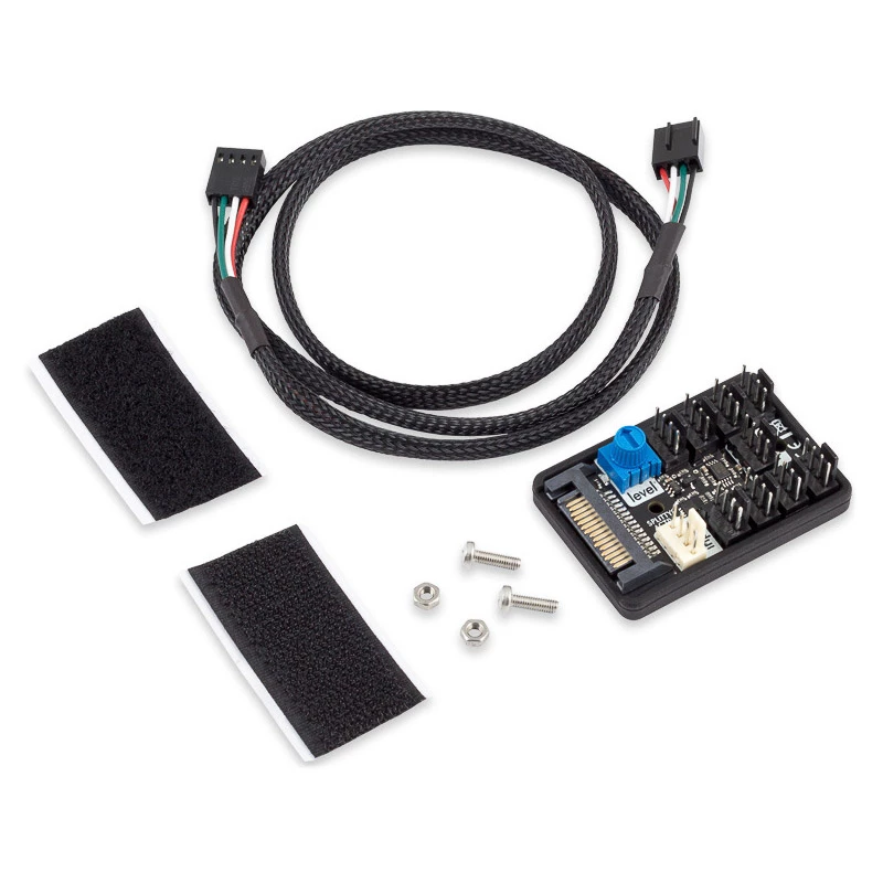 Aqua Computer SPLITTY9 ACTIVE Ενεργός διαχωριστής για έως 9 PWM ανεμιστήρες
