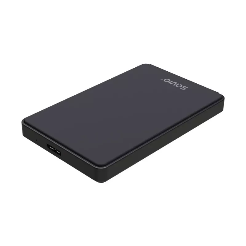 Θήκη σκληρού δίσκου/SSD SAVIO AK-65 Μαύρο 2,5 ίντσες SATA USB 3.0 5 Gbit/s Micro-USB
