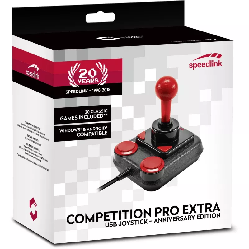 Joystick SPEEDLINK Competition Pro Extra Μαύρο Κόκκινο
