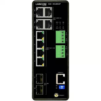 Managed LANCOM IGS-3510XUP Layer 3 Switch, 8x 2.5G RJ-45 θύρες, υποστήριξη 10G, PoE, 68 Gbit/s Switching