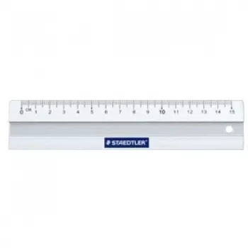Χάρακας γραφείου Staedtler Mars 563 150 mm αλουμίνιο λευκό