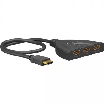 Goobay 58487 διακόπτης HDMI 3 σε 1 (4K @ 30 Hz)