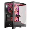 Κουτί PC MODECOM Volcano SPACE APEX ARGB Midi Tower, Γυαλί Tempered, USB-C, Υποστηρίζει ATX/microATX/Mini-ITX, GPU έως 430 mm, Ψύκτρα CPU έως 180 mm