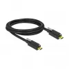 Καλώδιο USB Type-C DeLOCK 84138 2 m μαύρο